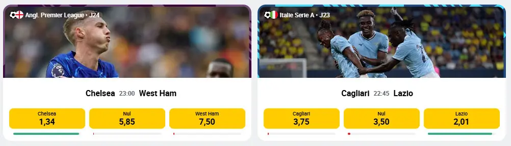 Live sportweddenschappen bij Betclic Casino PROMOTIECODE